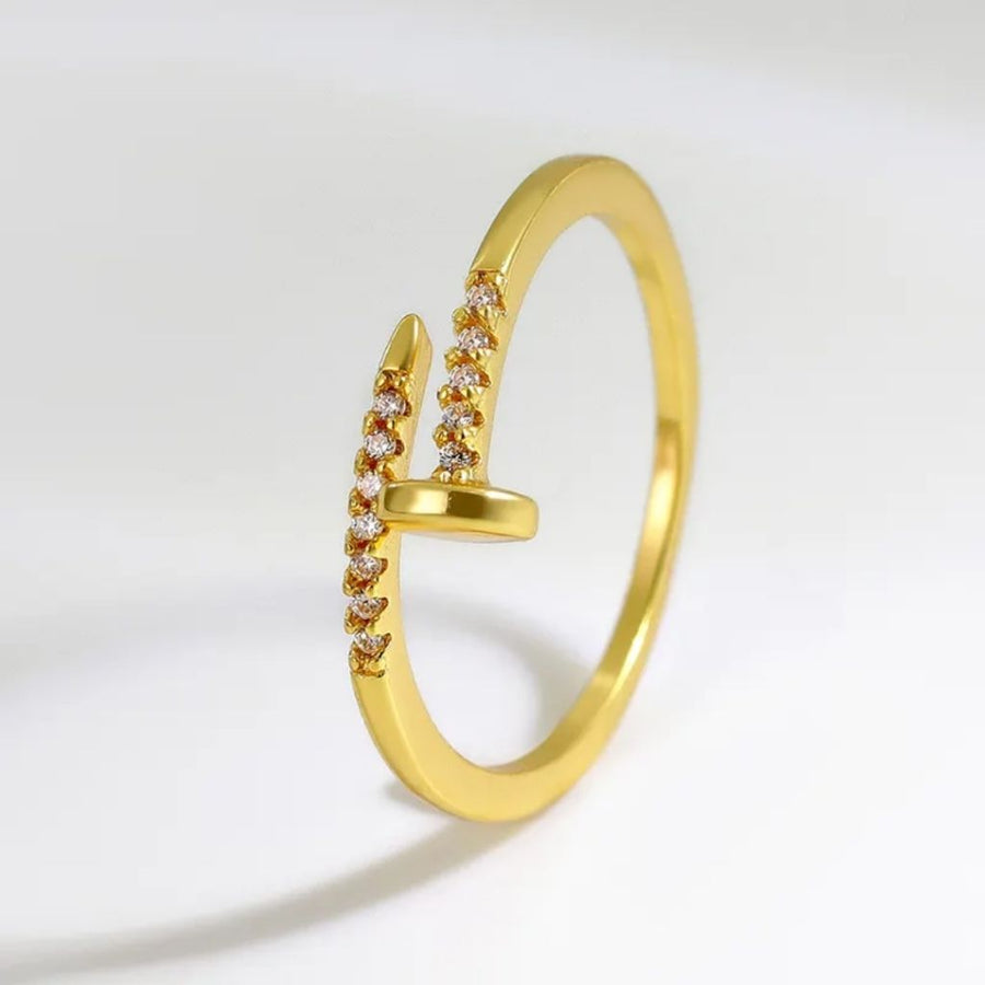 Minimal Nail Drip Ring