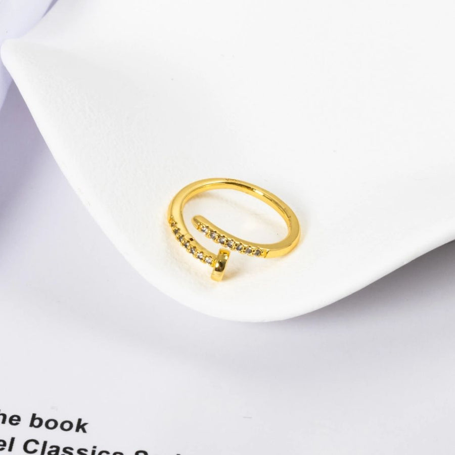 Minimal Nail Drip Ring