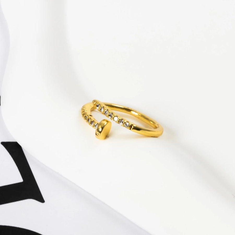Minimal Nail Drip Ring