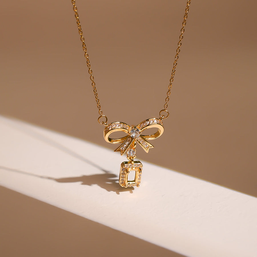 Bowy Drop Necklace