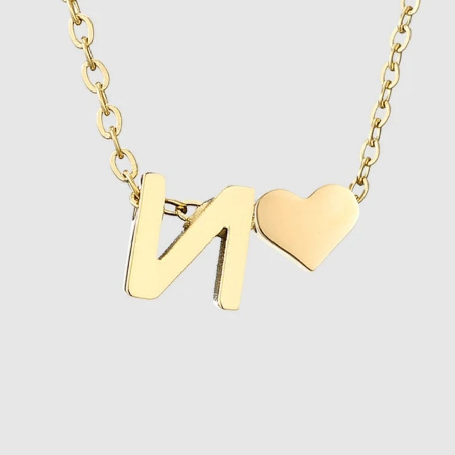 N Heart Neckpiece
