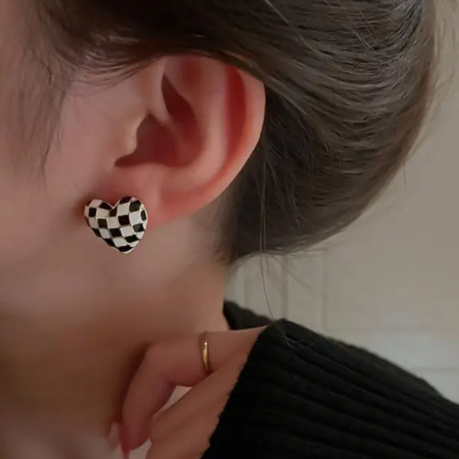 Tiny Tux Twirl Studs Earrings