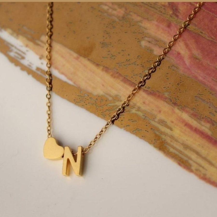 N Heart Neckpiece