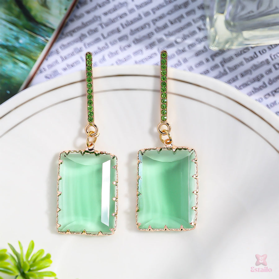 Emerald Green Earrings
