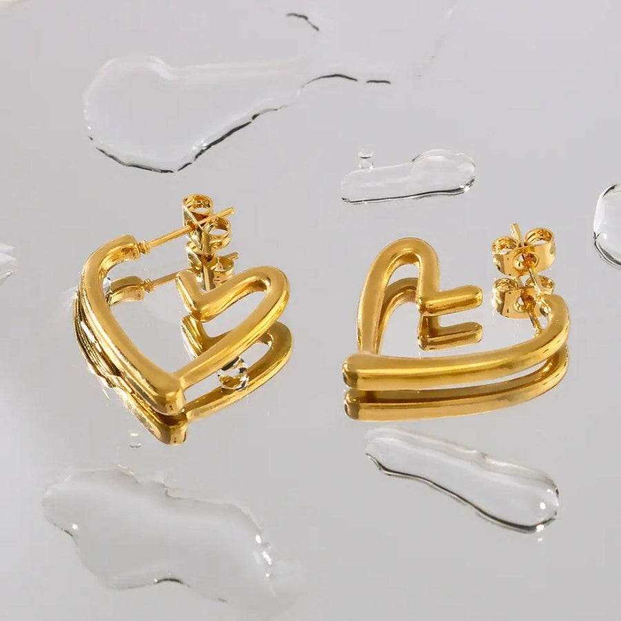 As Pretty As Gold Hoop Earrings