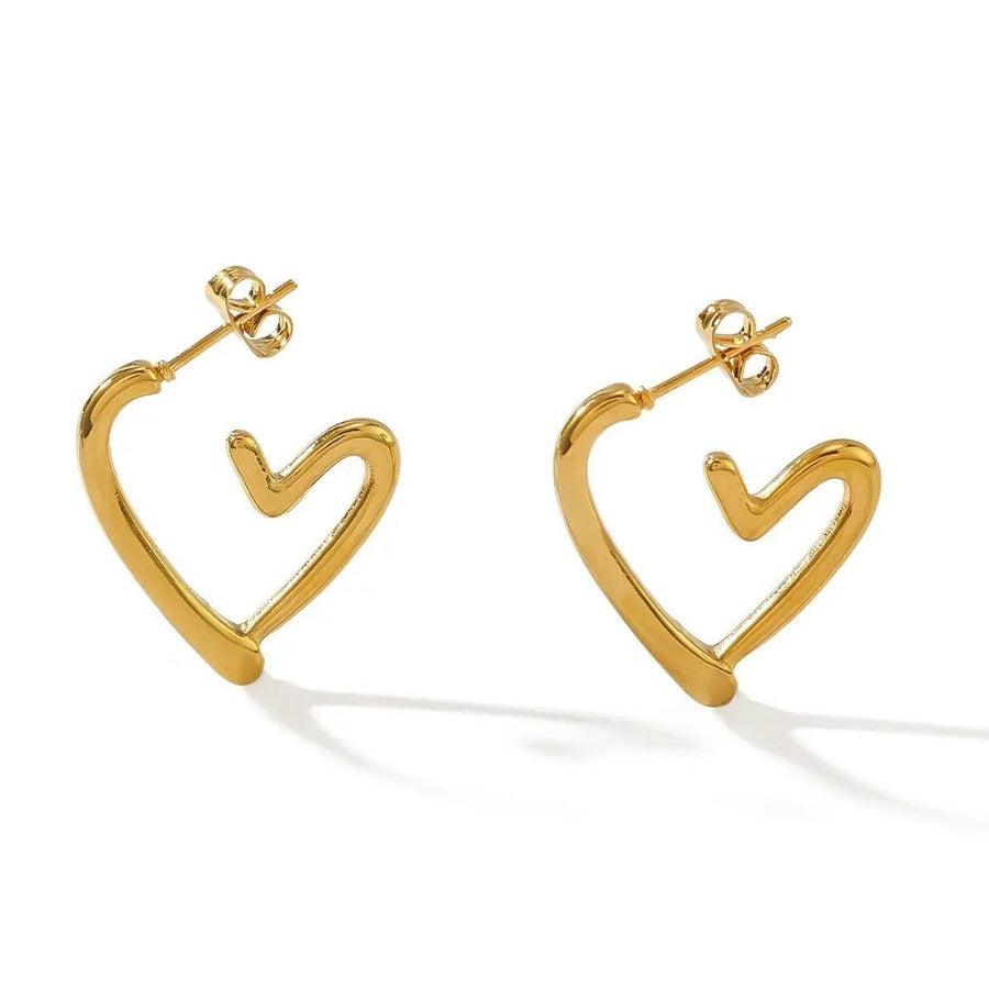 As Pretty As Gold Hoop Earrings