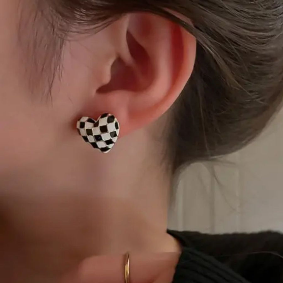 Tiny Tux Twirl Studs Earrings