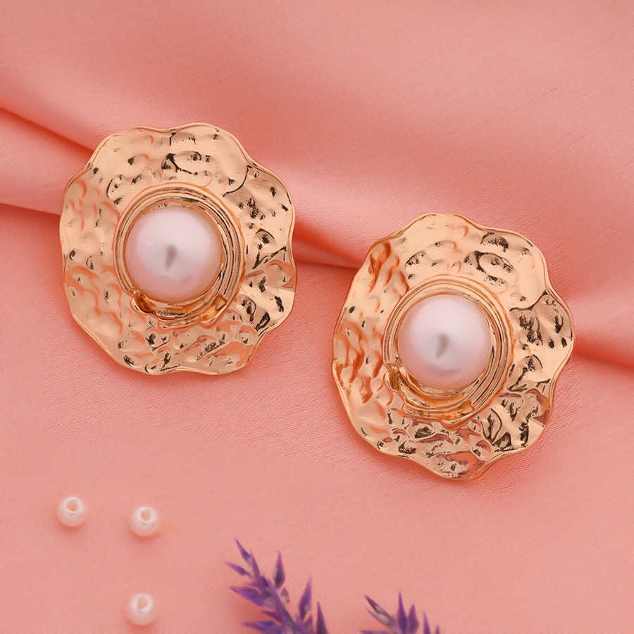 Blossom Pearl Statement Earrings