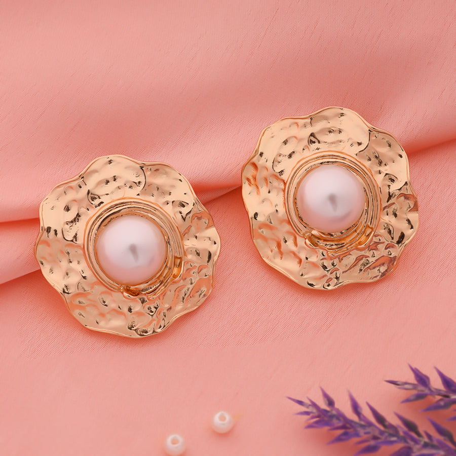 Blossom Pearl Statement Earrings