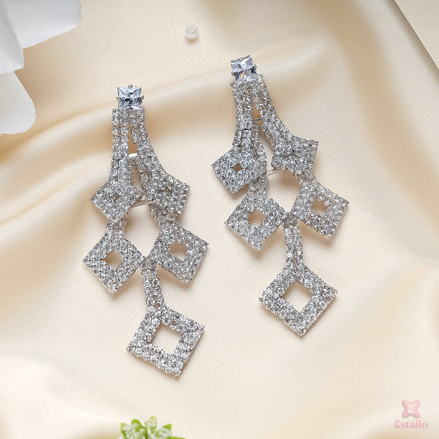 Twinkling Tassel Drop Earrings