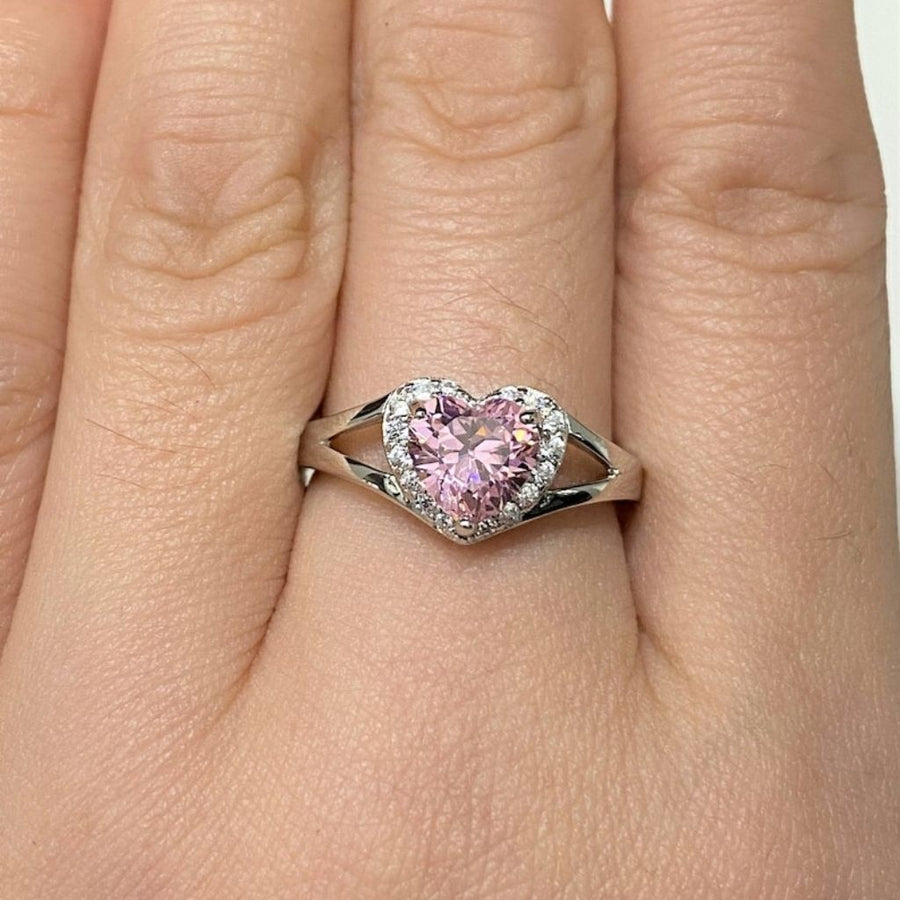 Rose Heart Ring