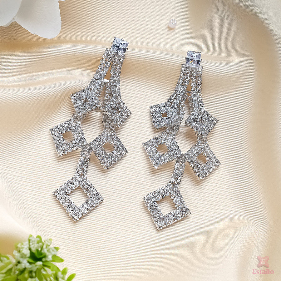 Twinkling Tassel Drop Earrings