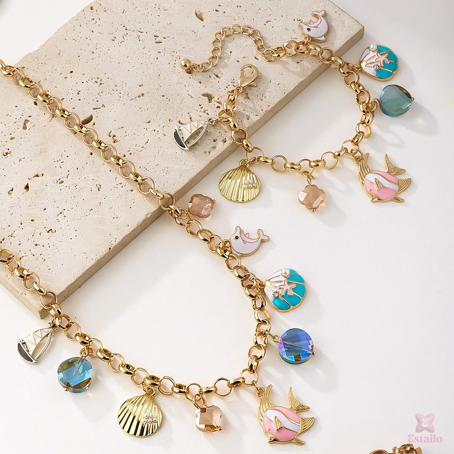 Sea Treasures Bracelet and Neckpiece
