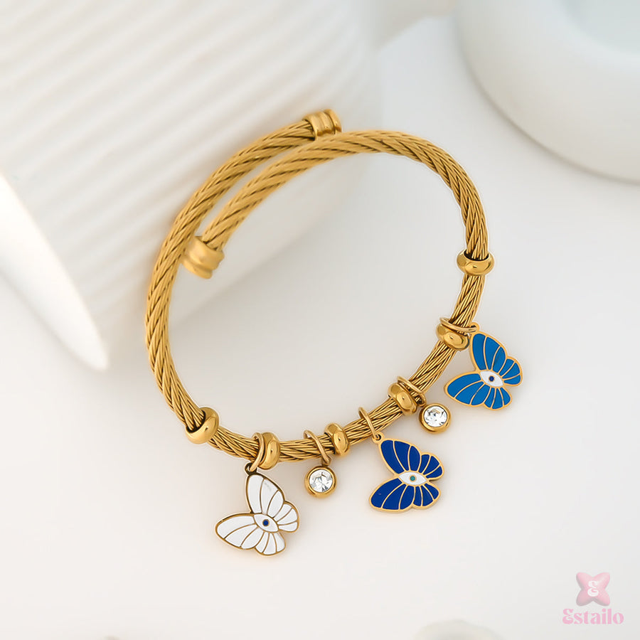 Butterfly Bliss Statement Bracelet
