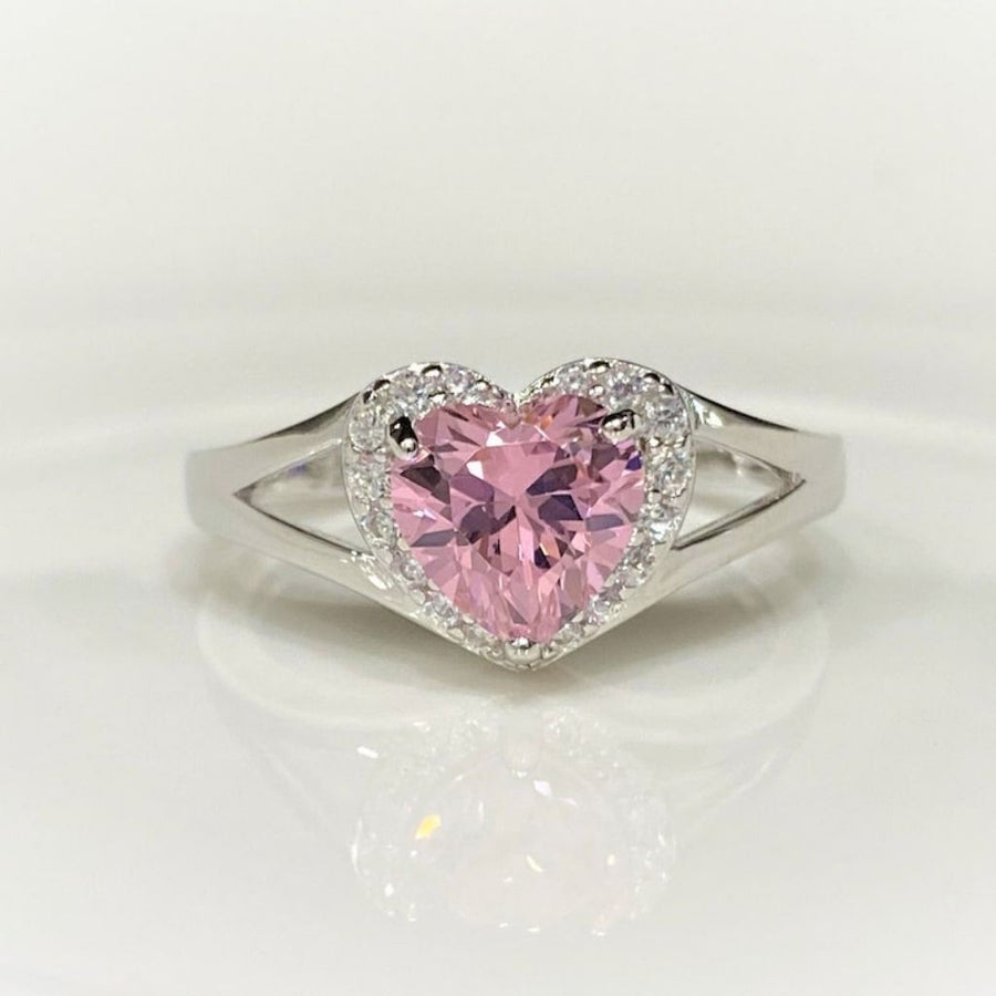 Rose Heart Ring