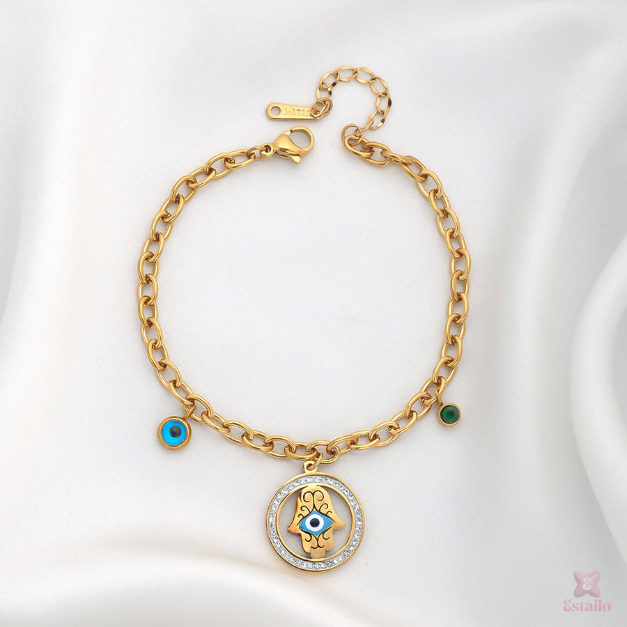 Hamsa & Evil Eye Bracelet