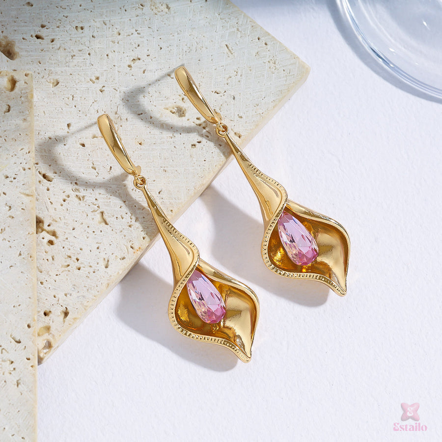 Calla Lily Drop Earrings