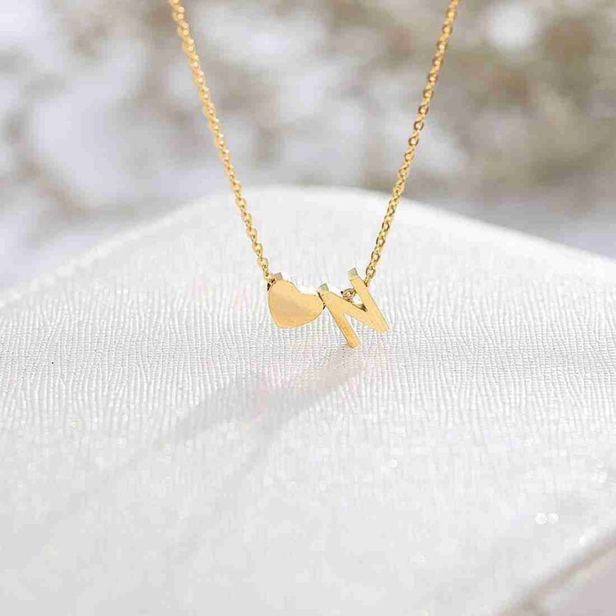 N Heart Neckpiece