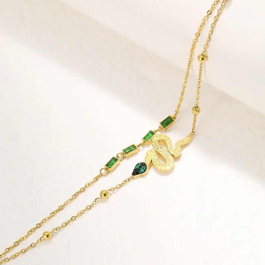 Emerald Serpent Bracelet