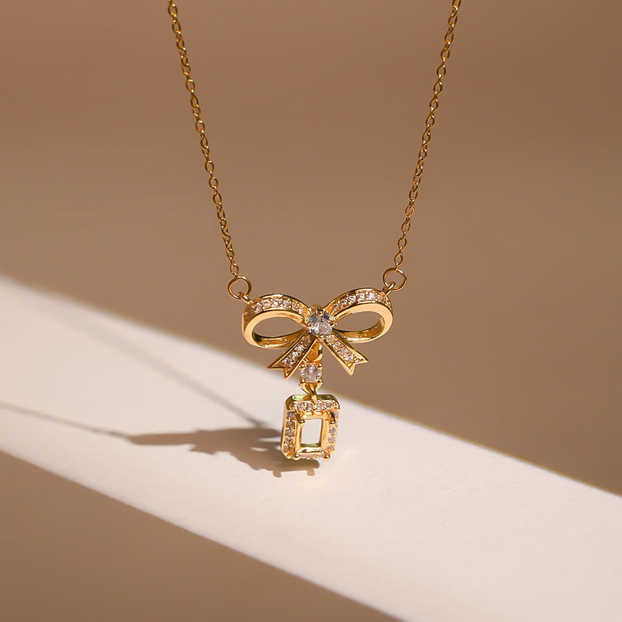Bowy Drop Necklace