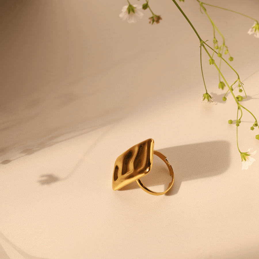 Golden Statement Ring