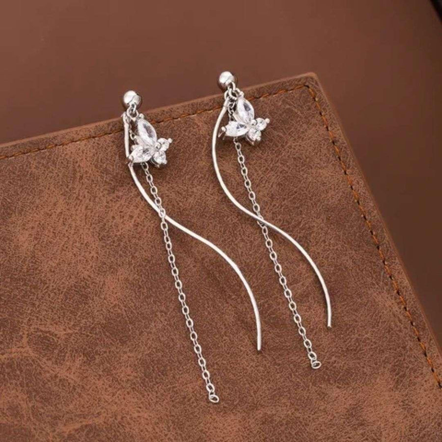 Social Butterfly Chain Earrings
