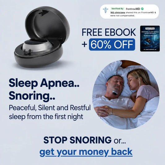 SleepEase Pro — Eliminates Snoring & Sleep Apnoea