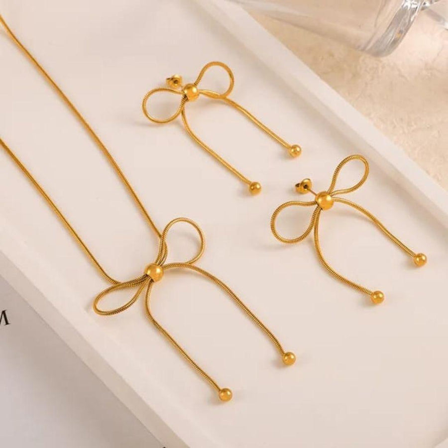 Combo of Bow Neckpiece set