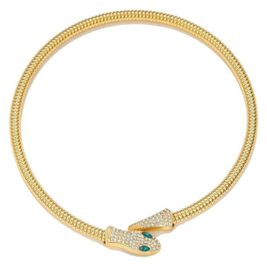Golden Snake Necklace