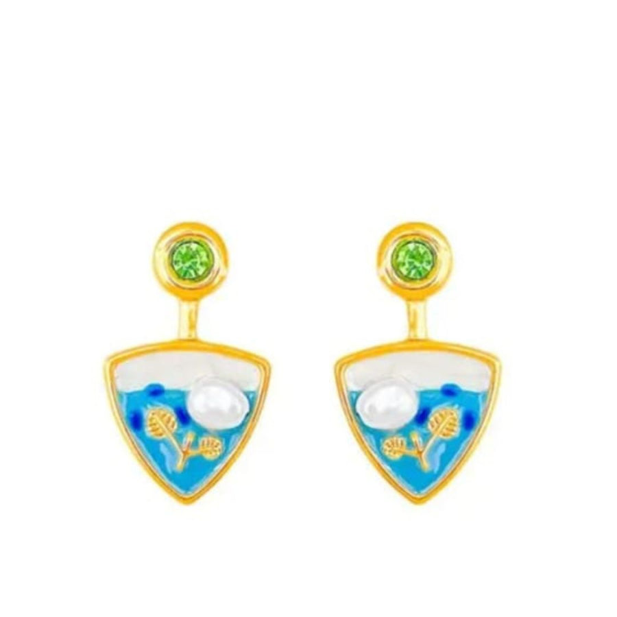 Triangle Dangler Earrings
