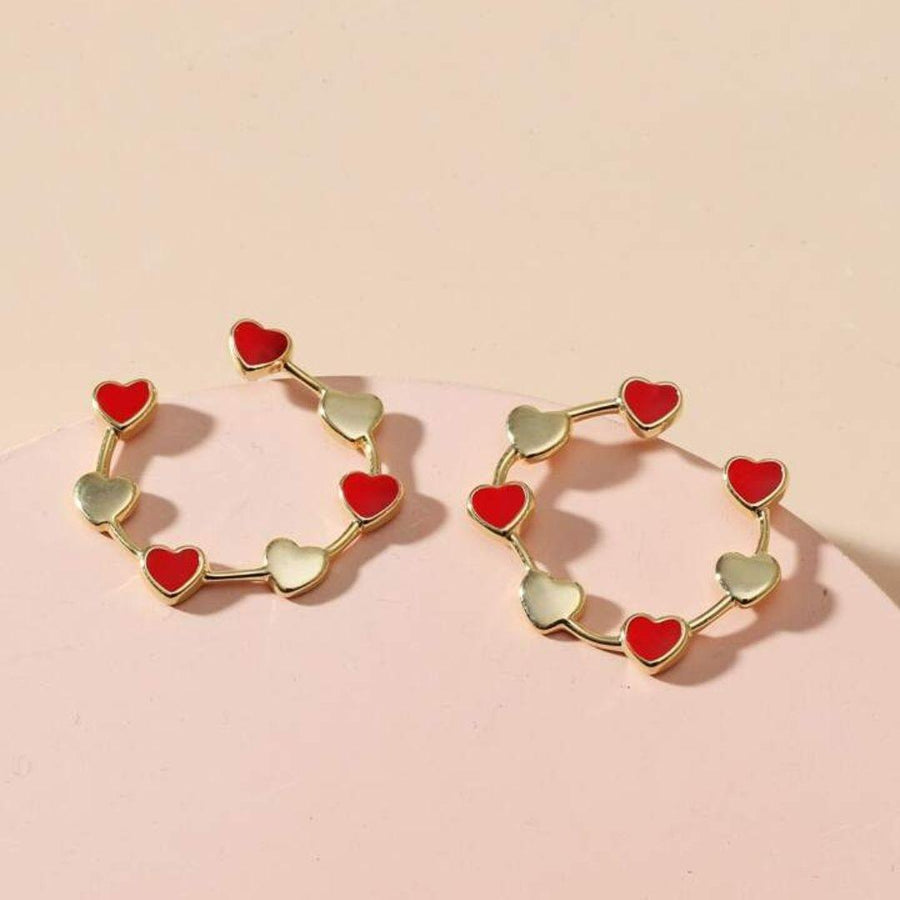 Bling Blogger Heart Earrings