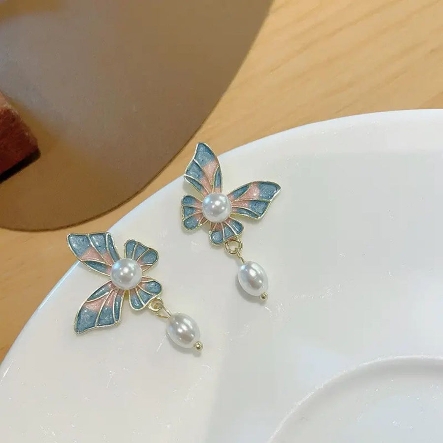 Charming Butterfly Drops Earrings