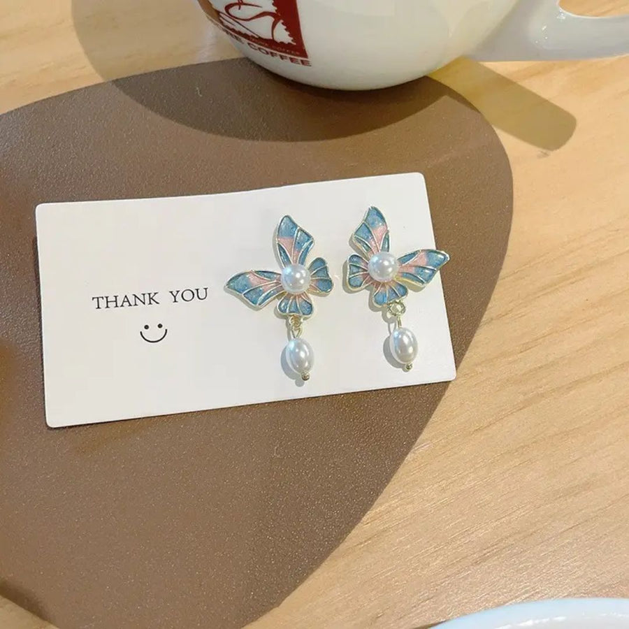 Charming Butterfly Drops Earrings