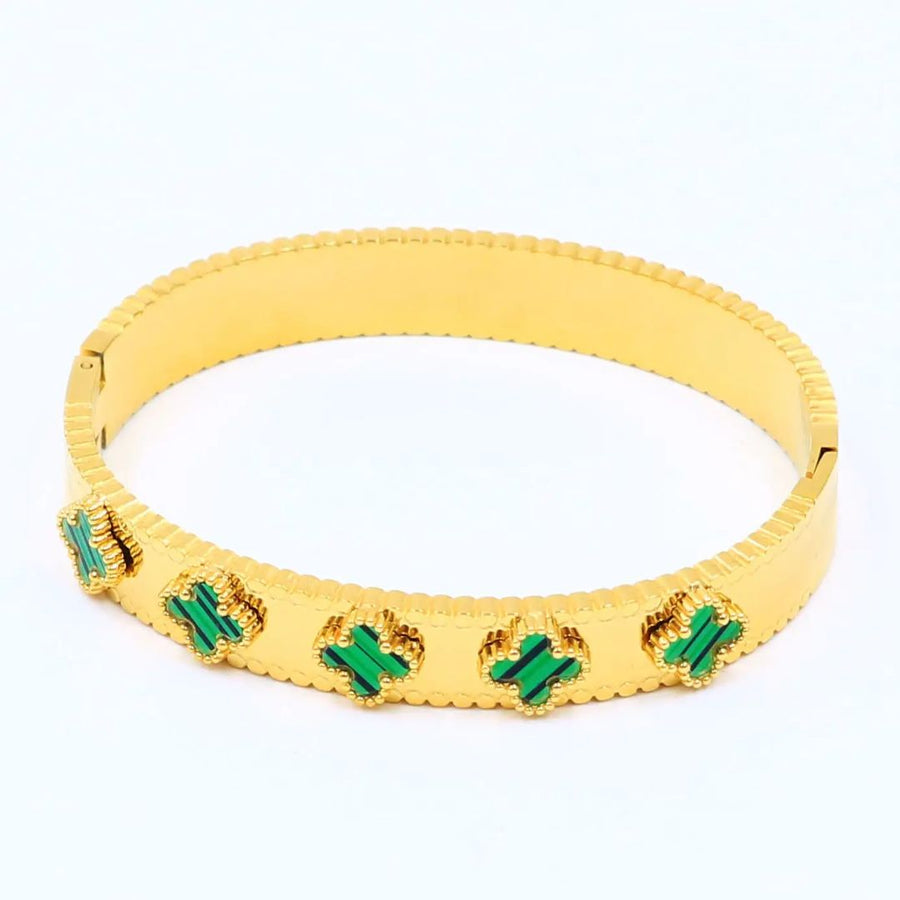 Gilded Elegance Statement Bracelet