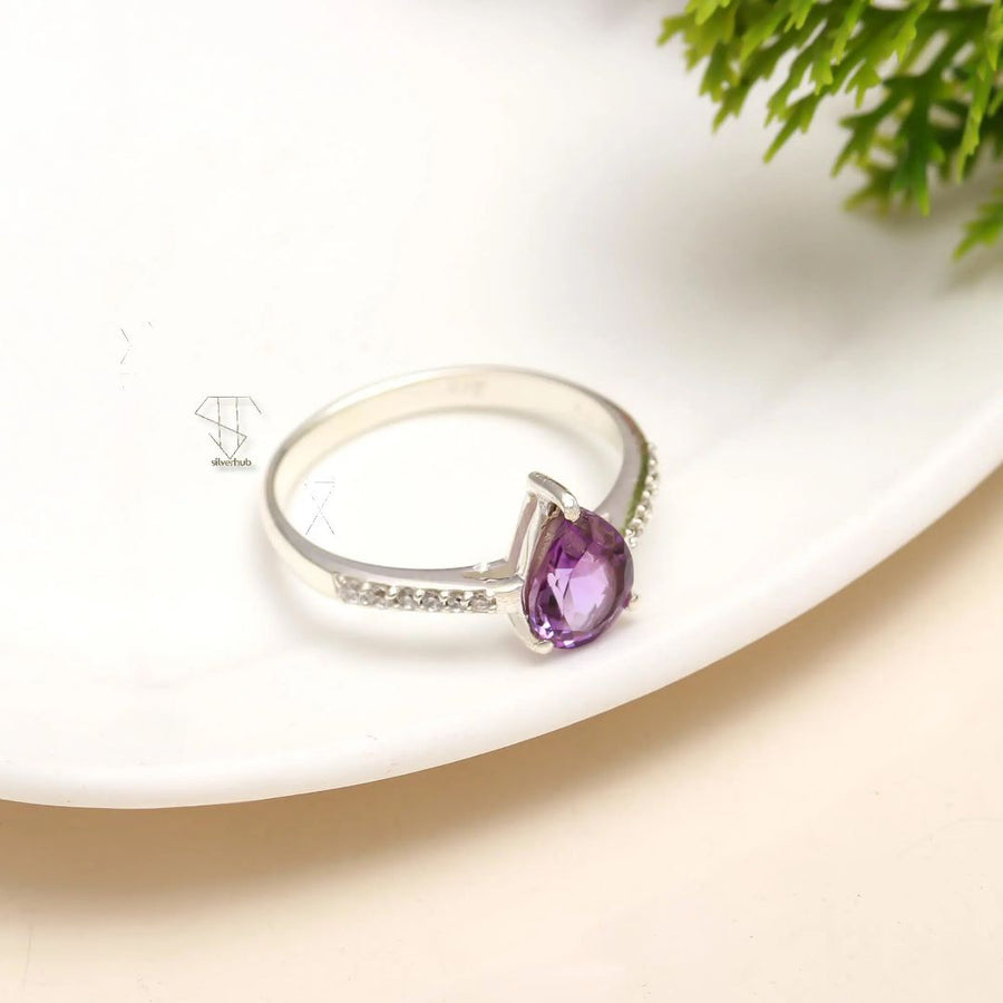 Lavender Stone Ring