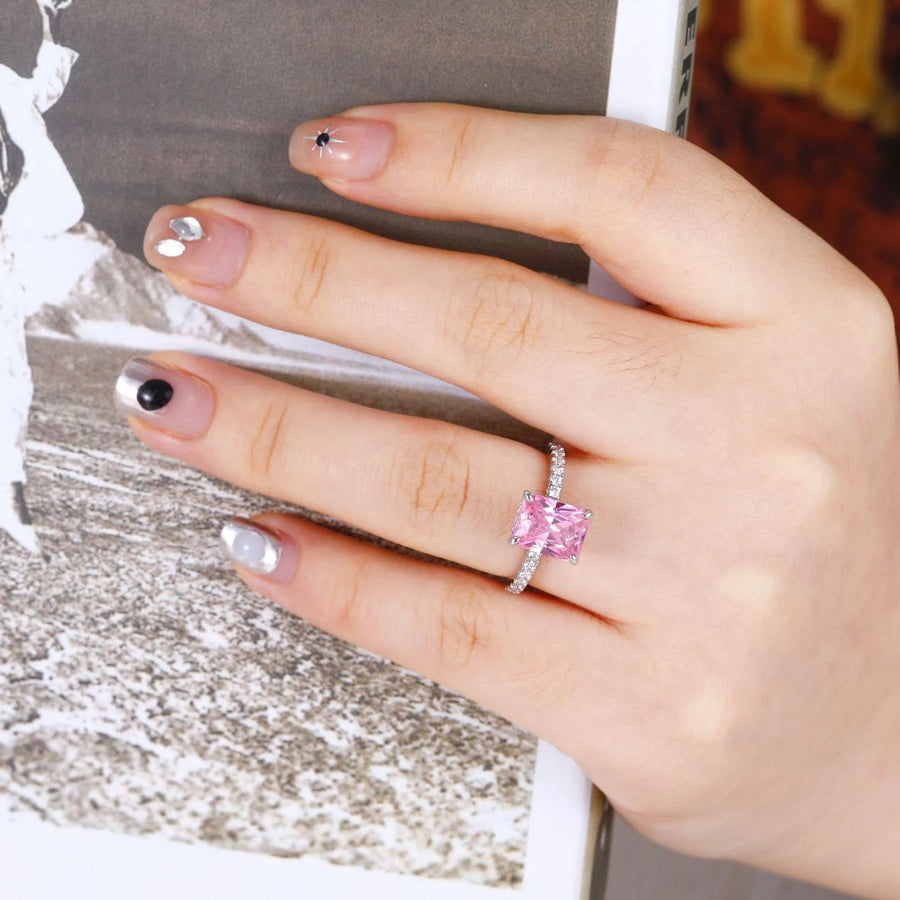 Pink Zirconia Ring