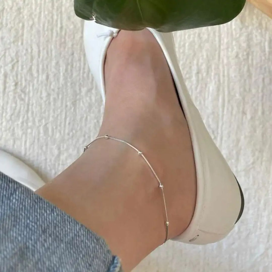 Delicate Silver Anklet