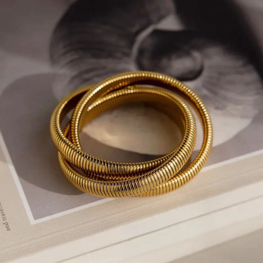 Golden Coil Bracelet