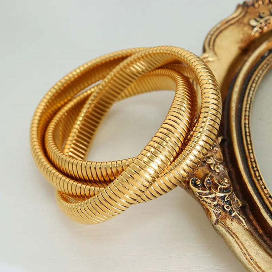Golden Coil Bracelet