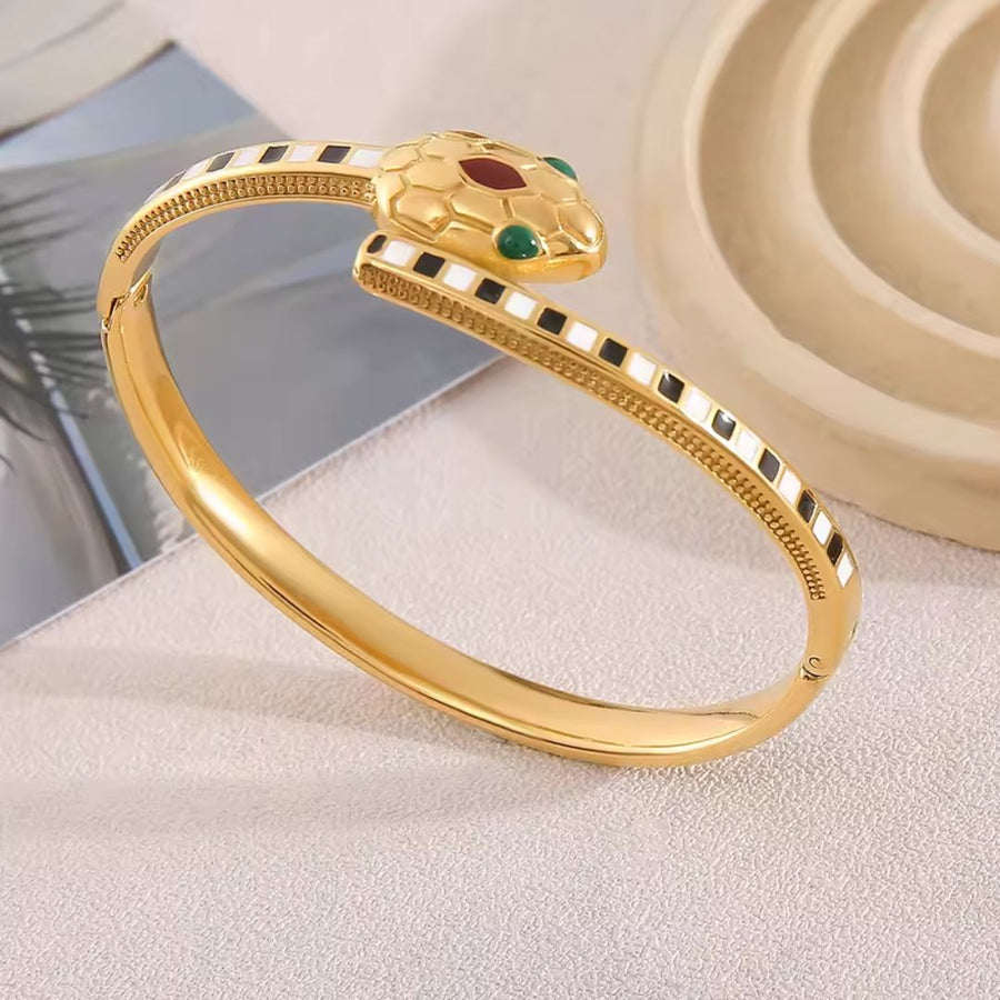 Cleopatra Serpent Bangle Bracelet