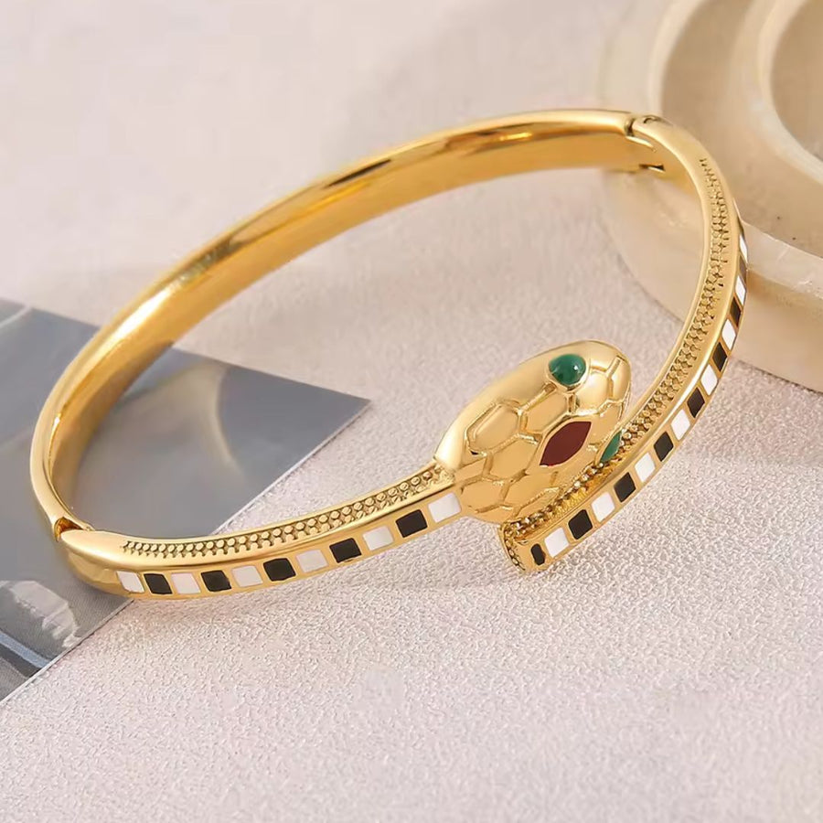 Cleopatra Serpent Bangle Bracelet