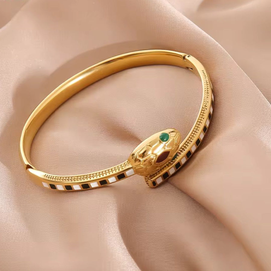 Cleopatra Serpent Bangle Bracelet