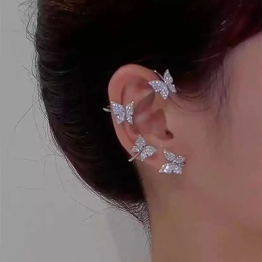 Gleam Wings Earcuff Earrings