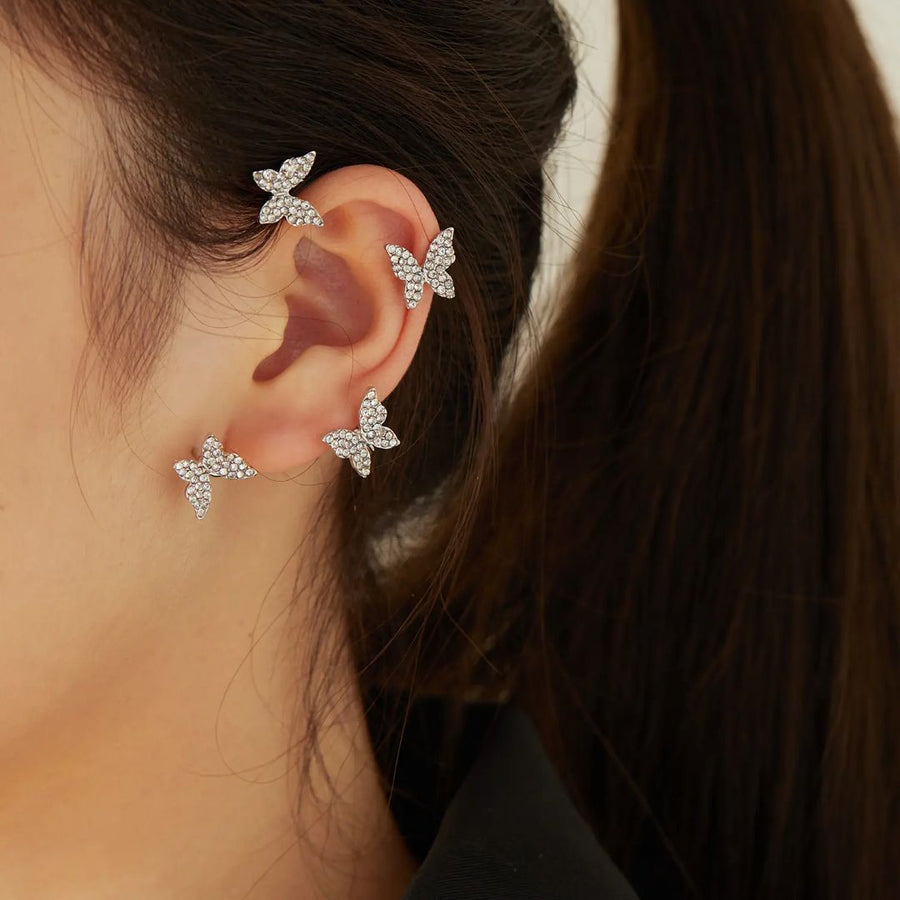 Gleam Wings Earcuff Earrings