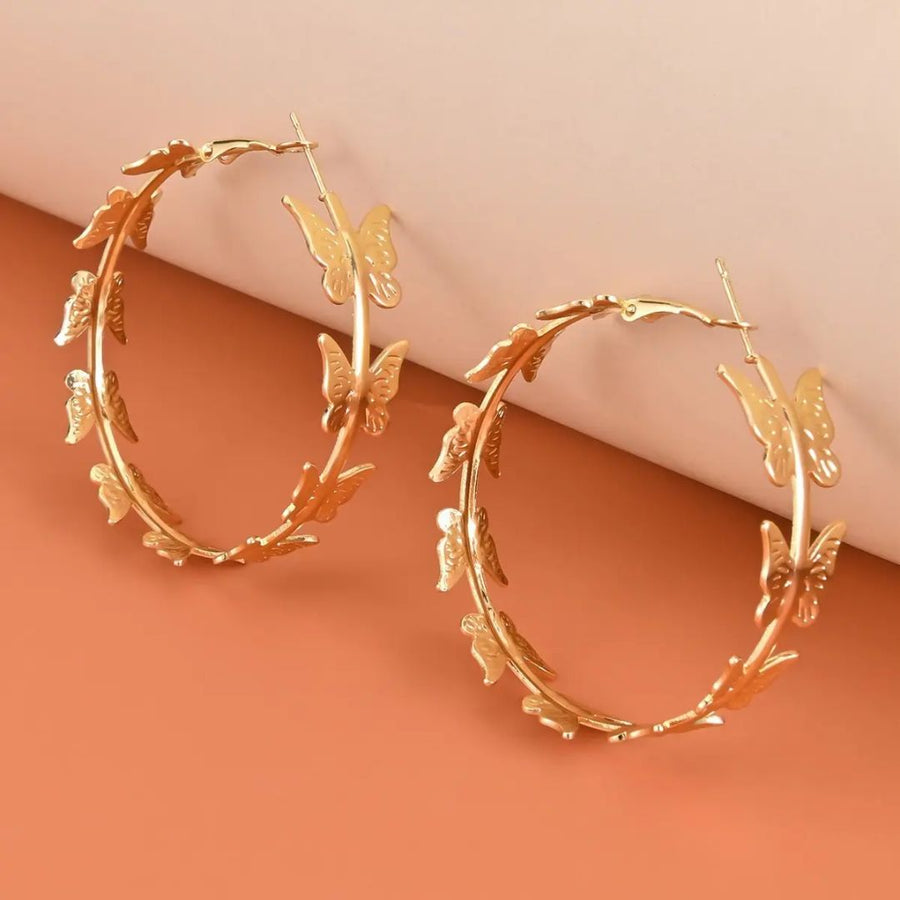 Zesty Flutter Spiral Earrings