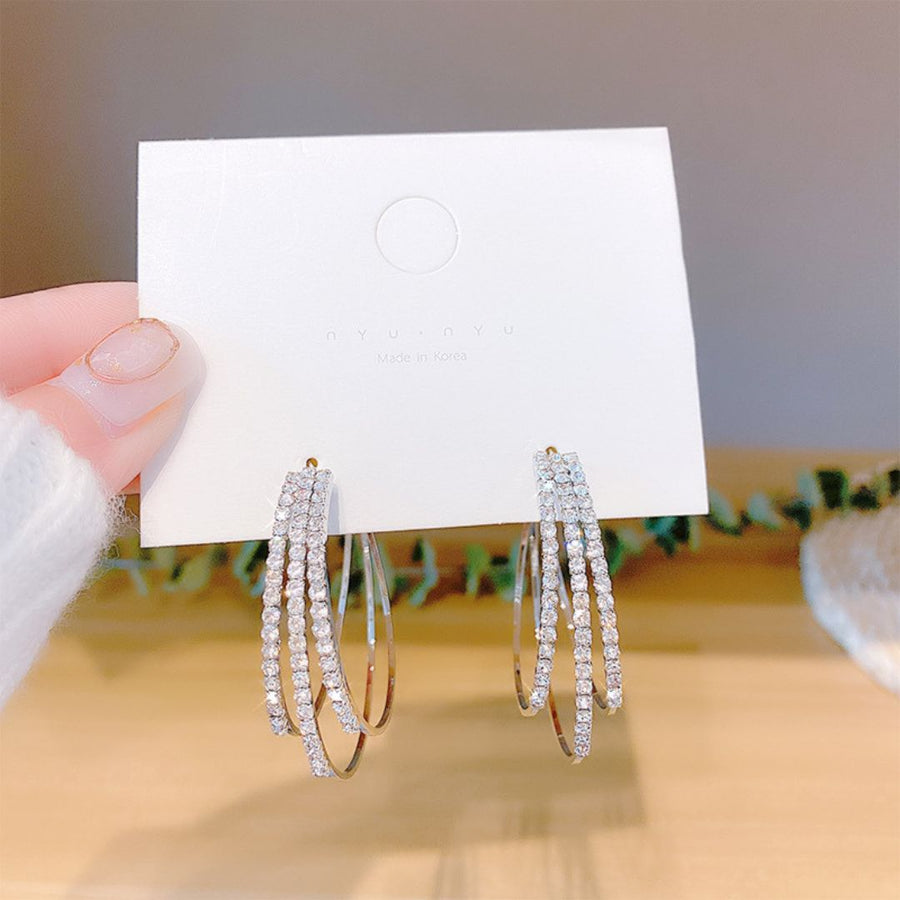 Bling Blogger Hoops Earrings