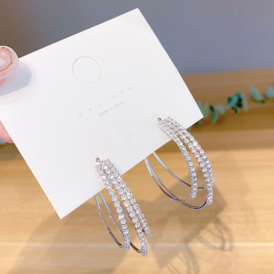 Bling Blogger Hoops Earrings