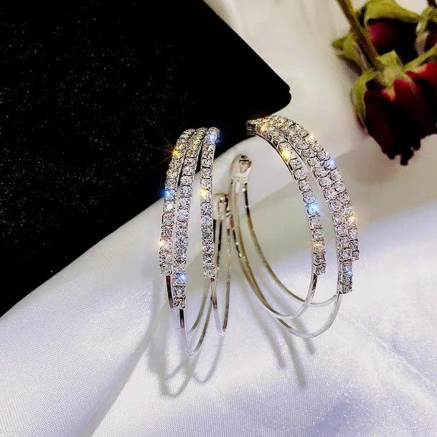Bling Blogger Hoops Earrings