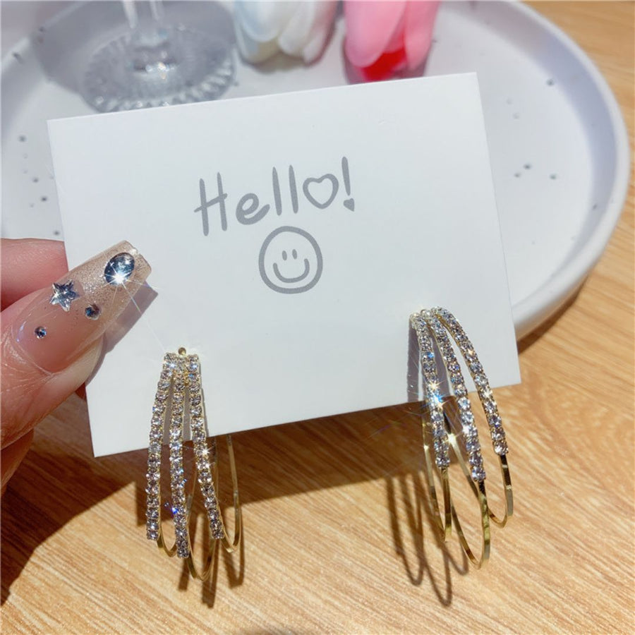 Bling Blogger Hoops Earrings