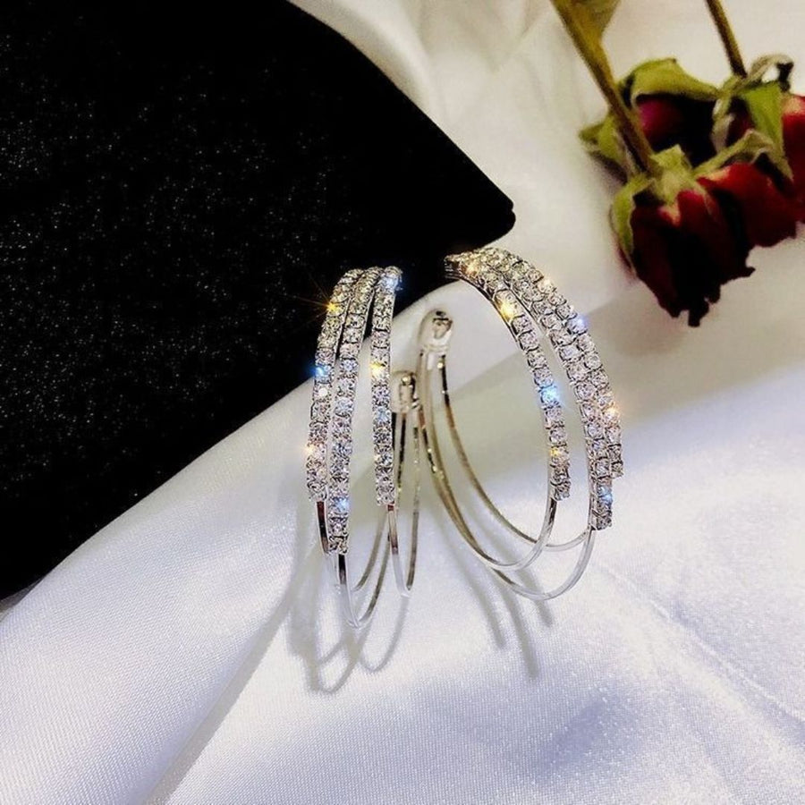 Bling Blogger Hoops Earrings